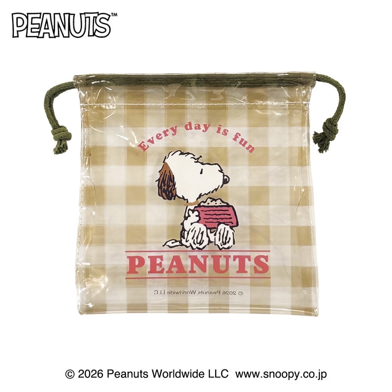 スヌーピー PEANUTS シークレットPVC巾着※種類は選べません(PVC巾着