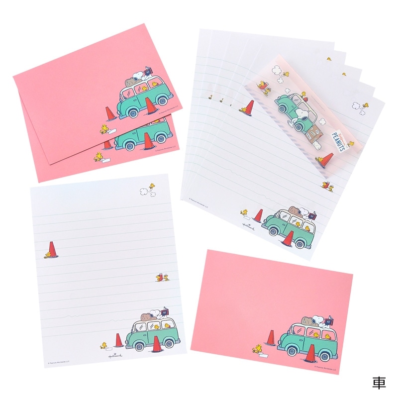 スヌーピー PEANUTS レターセット(アイス): 通常| プラザオンラインストア