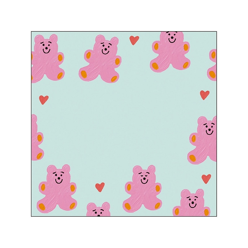 Chic シック スクエアメモ クマ(クマ): 通常| プラザオンラインストア