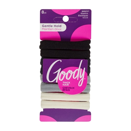 ヘアゴム TEE goody ヘアゴム スウェットゴム 8P(グレー): 通常| プラザ