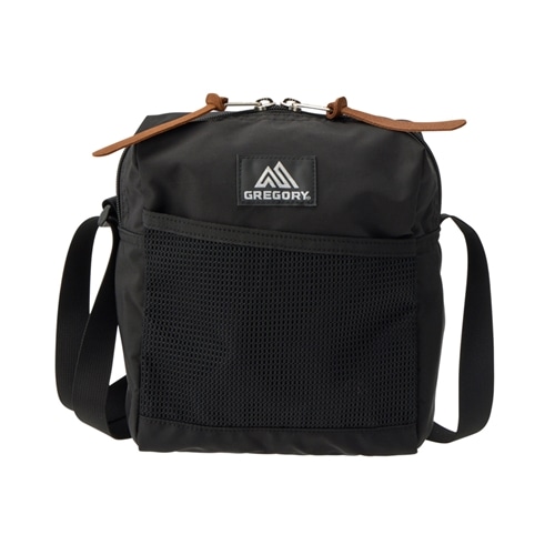 GREGORY グレゴリー スクエアショルダーポーチ(ブラック): 通常