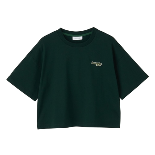 LACOSTE ラコステ クロップドTシャツ(グリーン): 通常| プラザ
