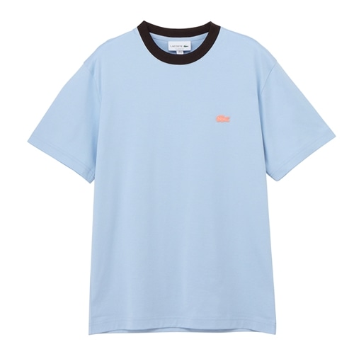 LACOSTE ラコステ リンガーTシャツ ライトブルー(ライトブルー): 通常 