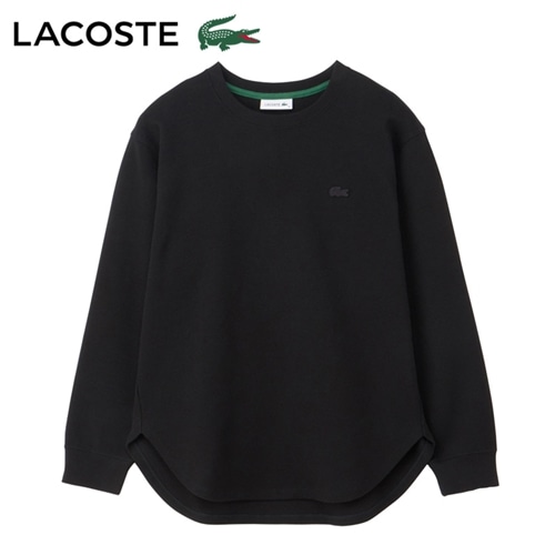 LACOSTE ラコステ ワッフルカットソー(ブラック): 通常| プラザ