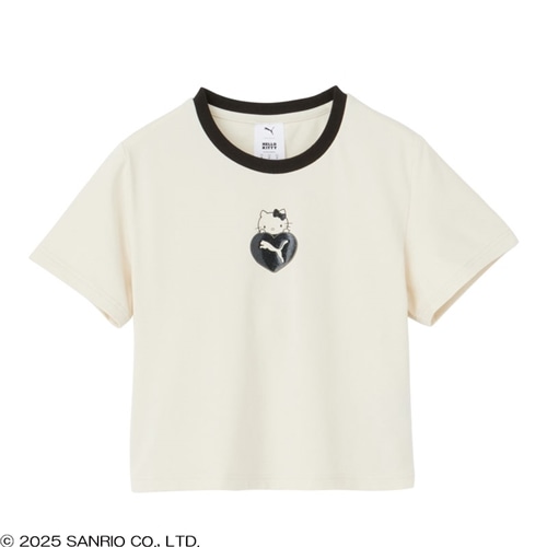 PUMA プーマ HELLO KITTY ハローキティ Tシャツ アッシュ(AS