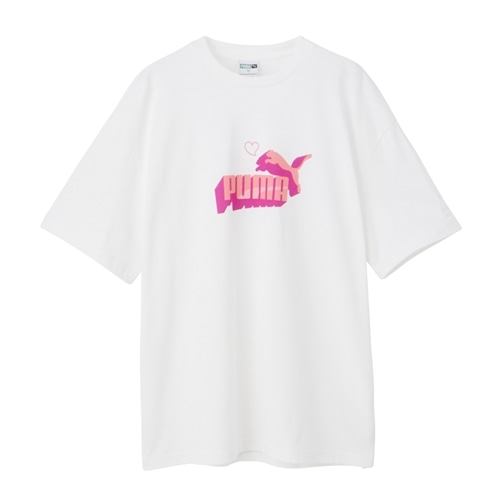PUMA ハートロゴ 半袖Tシャツ グリーン alpen-group_9860580423