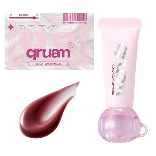 qruam カラーデイリップマスク 9色 きゅるあむ qruam キュルアム カラーデイリップマスク(メロウピンク): 通常