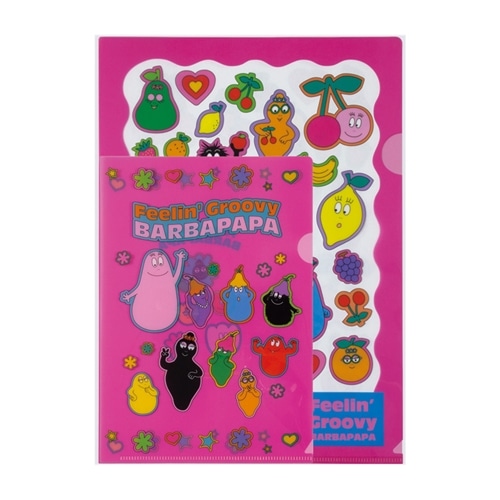 BARBAPAPA バーバパパ クリアファイルセット(ピンク): 通常| プラザ