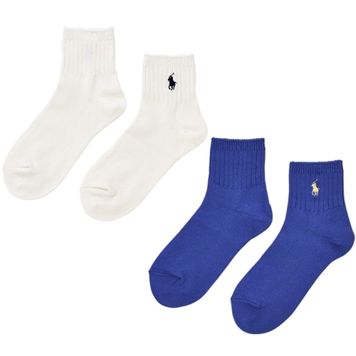 POLO RALPH LAUREN ポロ ラルフ ローレン クウォーターソックス 2足