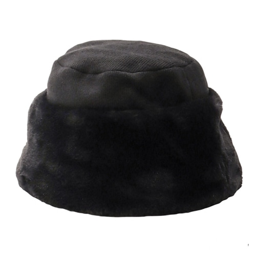 ファーコンビバケットハット(ブラック): 通常| プラザオンラインストア