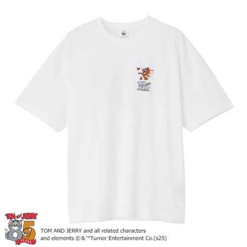 TOM and JERRY トムとジェリー 85周年アートTシャツ ホワイト