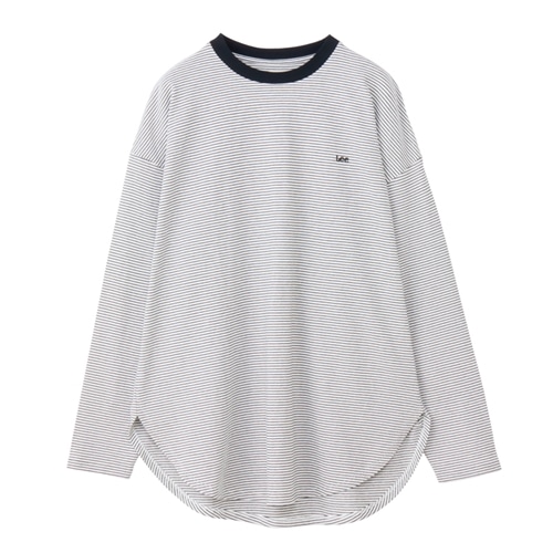 【新品・タグ付き】ラウンドヘムロングTシャツ　ライトグレー　MACHATT マチャット ラウンドヘムロングTシャツ カットソー 長袖 ライト