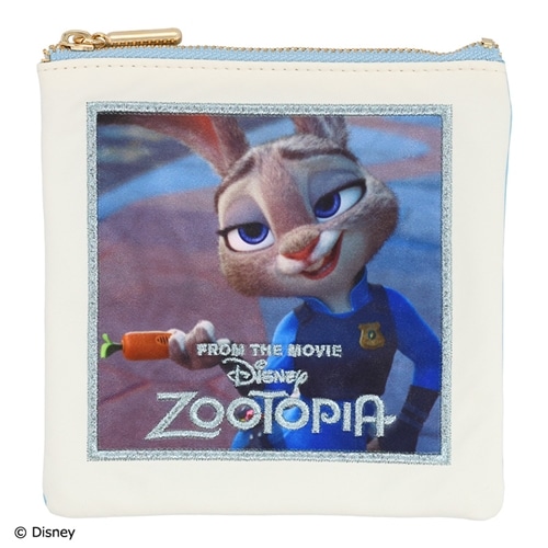 Disney(ディズニー)】ズートピア/スクエアポーチ(ブルー): 通常