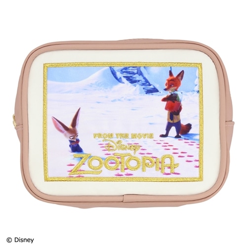 Disney(ディズニー)】ズートピア/コスメポーチ(ブラウン): 通常
