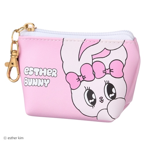 ESTHER BUNNY サテンポーチ Esther Bunny エスターバニー 三角ミニポーチ(フェイス): 通常