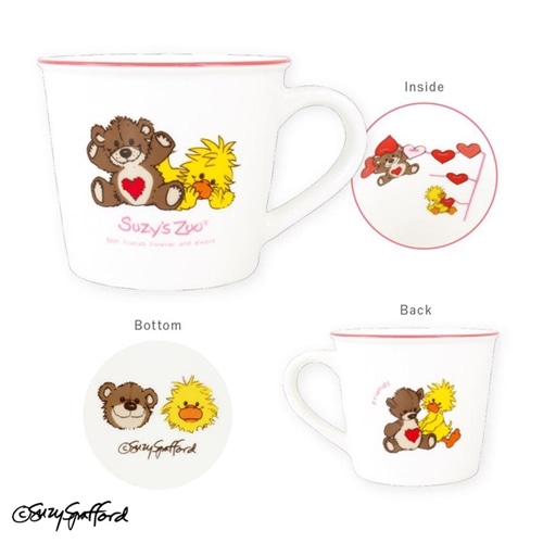Suzy's Zoo スージー・ズー カラーラインメジャーマグ(ブーフと