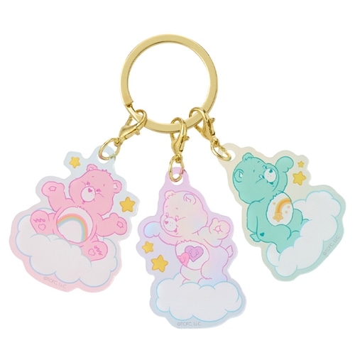 Care Bears ケアベア 3チャームキーホルダー(A): 通常| プラザ