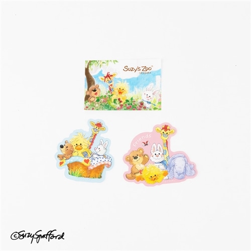 Suzy's Zoo スージー・ズー クリアステッカーセット(集合): 通常