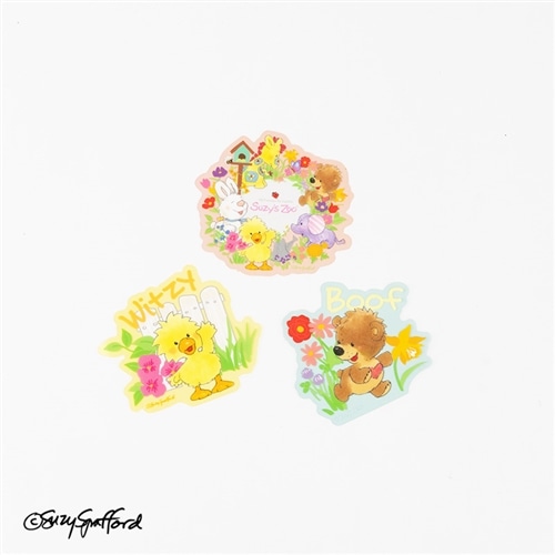Suzy's Zoo スージー・ズー クリアステッカーセット(集合): 通常