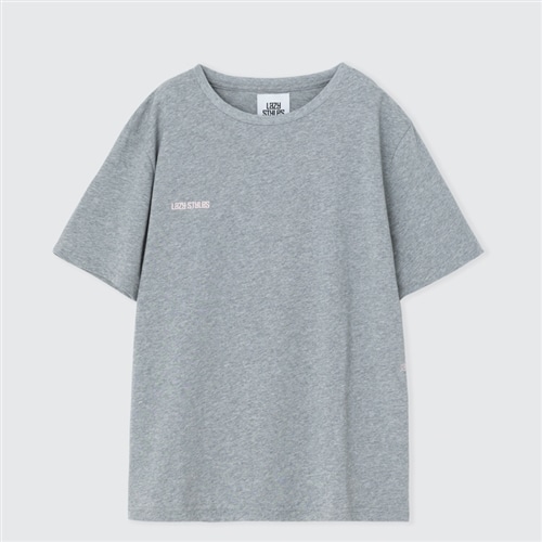 Lazy Styles レイジースタイルズ ミニロゴ Tシャツ Lサイズ(Ash