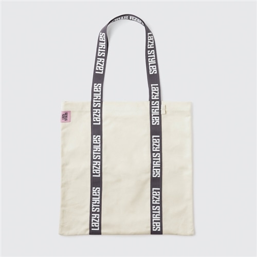 Lazy Styles レイジースタイルズ ハンドルロゴ トートバッグ