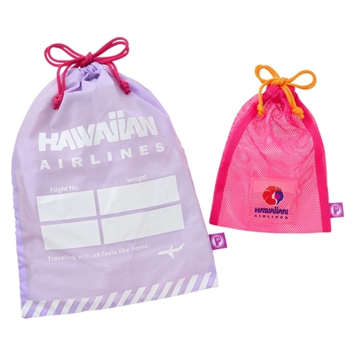 ALICE　HAWAIIAN AIRLINES ポーチ　ハワイアン航空 PLAZA BASICS HAWAIIAN AIRLINES ハワイアン航空 シリコンポーチ