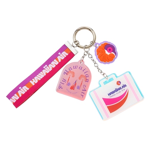 PLAZA BASICS HAWAIIAN AIRLINES ハワイアン航空 チャーム(ピンク