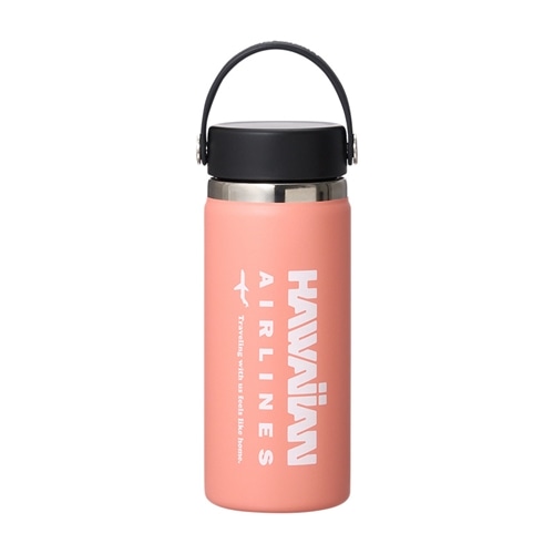 【新品未使用】プラザ限定 ハワイアン航空 ハイドロフラスク ワイドマウス ピンク PLAZA BASICS HAWAIIAN AIRLINES ハワイアン航空 ハイドロフラスク