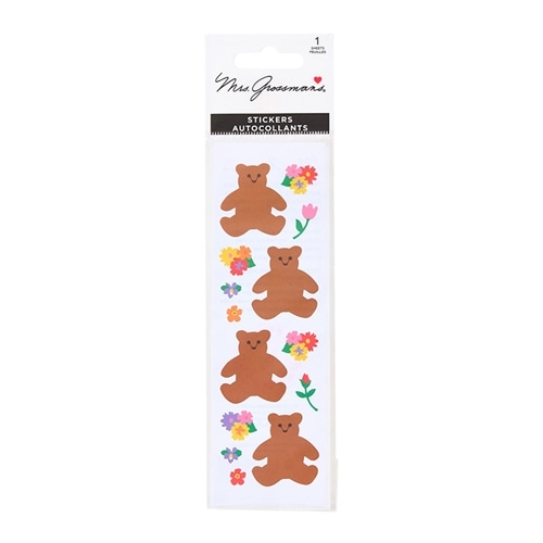 Mrs.Grossman's ミセス・グロスマン ステッカー(FRIENDLY BEARS): 通常