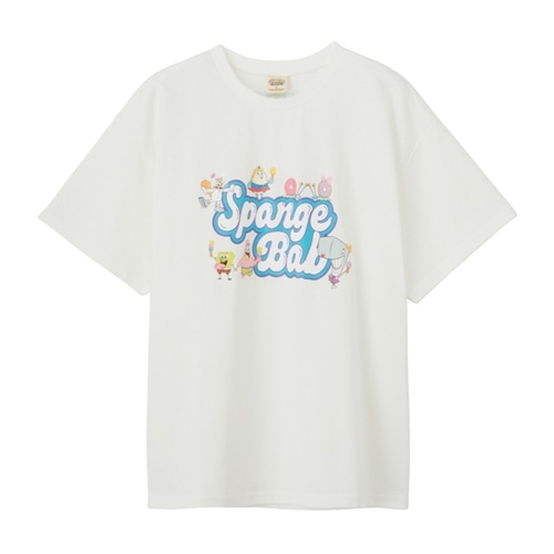 その他ブランド / Tシャツ/XL/コットン/00S/SPONGEBOB/ホワイト/スポンジボブ/ヨゴレ有// オンライン限定】SpongeBob SquarePants スポンジ・ボブ 集合Tシャツ