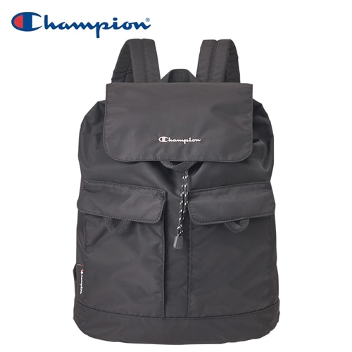 Champion チャンピオン フラップバッグパック(ブラック): 通常| プラザ
