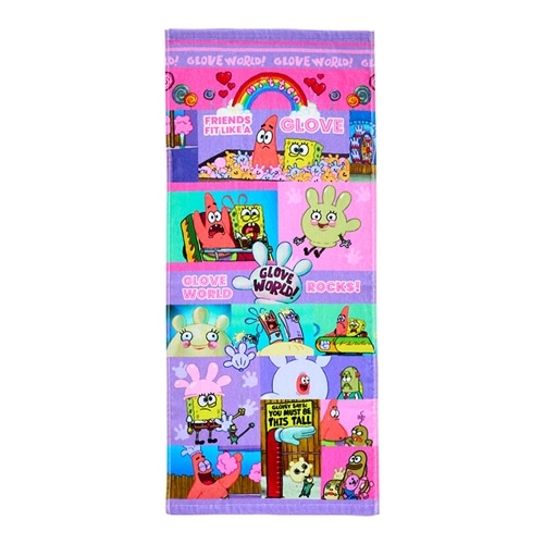 SpongeBob SquarePants スポンジ・ボブ フェイスタオル GLOVE WORLD