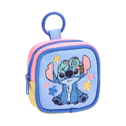 Disney(ディズニー) スティッチ カラビナ付きポーチ(ピンク): 通常