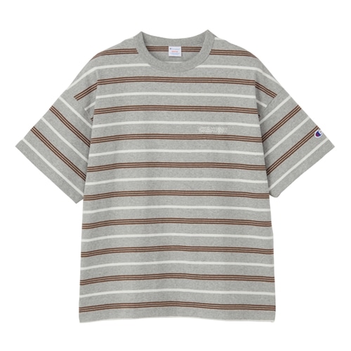 Champion チャンピオン ショートスリーブボーダーTシャツ(ネイビー
