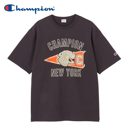 Champion チャンピオン プリントTシャツ(ブラック): 通常| プラザ
