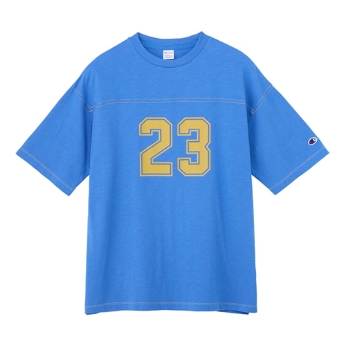チャンピオン　フットボールシャツ Champion チャンピオン フットボールTシャツ(ブルー): 通常| プラザ