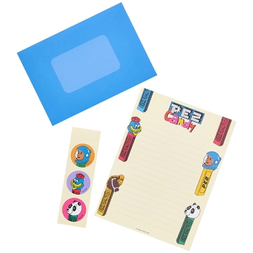 PEZ ペッツ レターセット(ブルー): 通常| プラザオンラインストア