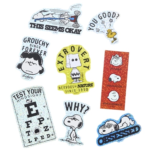 スヌーピー PEANUTS フレークシール(グッドネス): 通常| プラザ