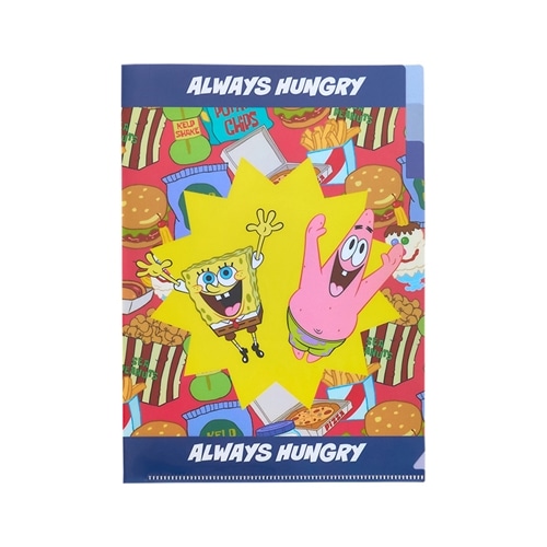 SpongeBob SquarePants スポンジ・ボブ クリアファイルA5(ネイビー