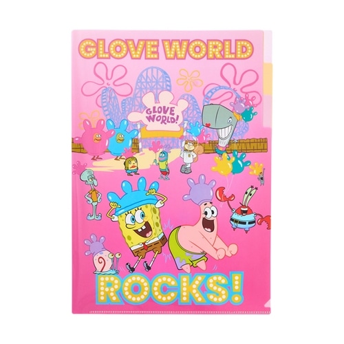 SpongeBob SquarePants スポンジ・ボブ クリアファイルA4 GLOVE WORLD