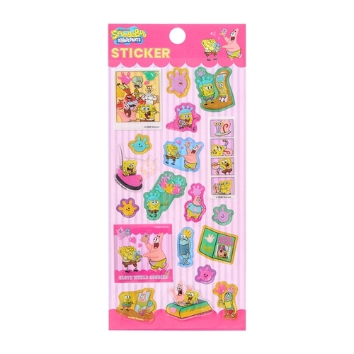SpongeBob SquarePants スポンジ・ボブ ぷっくりシートステッカー