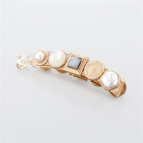 ヘアクリップ Flowering フラワーリング バナナクリップ HBC0132(グレー