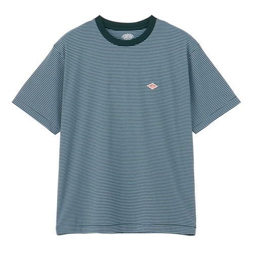 DANTON ダントン ボーダーTシャツ(グレー・ホワイト): 通常| プラザ 