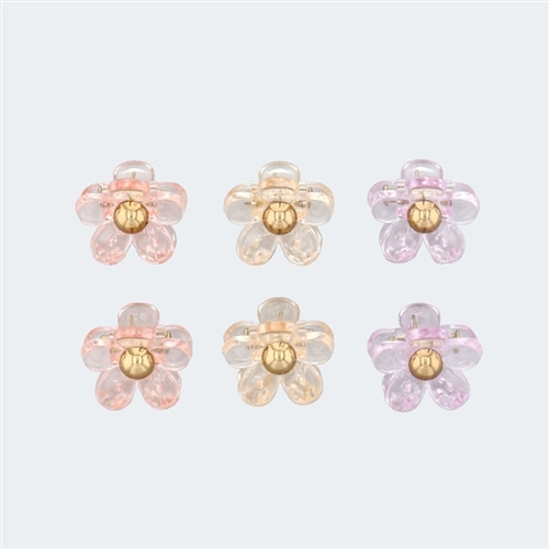ち*ろ様 ピンクのクリスタルヘアクリップ ち*ろ様 ピンクのクリスタルヘアクリップ