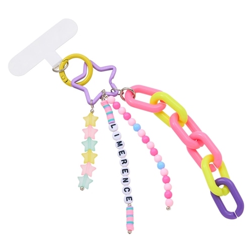 チェーンハンドストラップ(ピンクハート): 通常| プラザオンラインストア