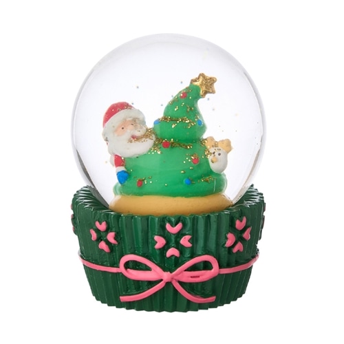 Christmas クリスマス スノードーム(カップケーキ): 通常| プラザ