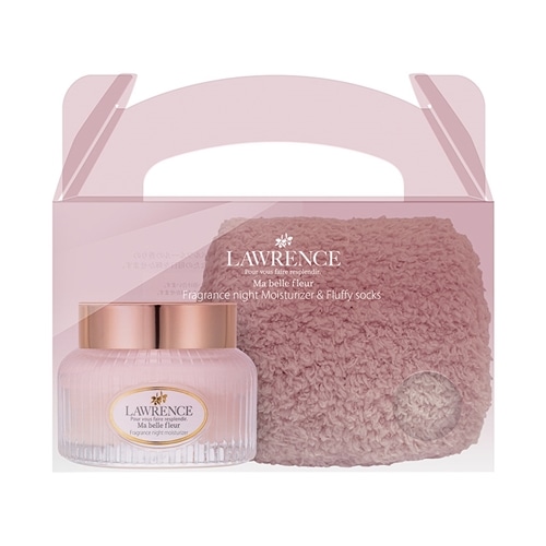 LAWRENCE ロウレンス ナイトモイスチャライザー＆ルームソックスセット