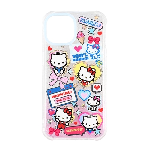 スキニーディップ ハローキティ iPhone15用 ケース ストラップ リング SKINNYDIP スキニーディップ Sanrio characters サンリオ