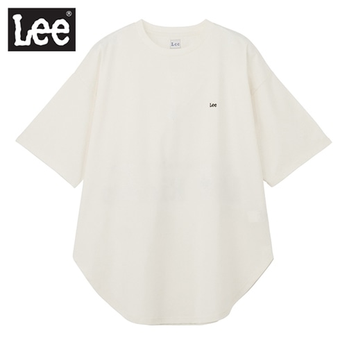 Lee リー ラウンドヘムTシャツ(ホワイト): 通常| プラザオンラインストア