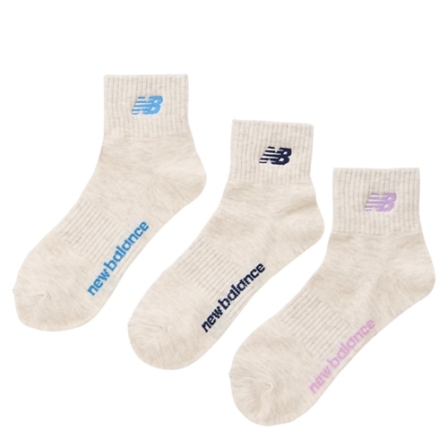 New Balance ニューバランス ワンポイントロゴ ソックス 3足